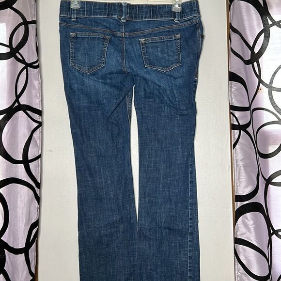 Old Navy Maternity woven Waistband boot, cut stretch, jeans size 6 long - Picture 11 of 14